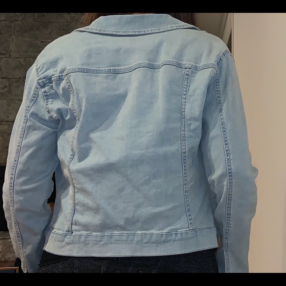 Large blue denim jean jacket - Picture 2 of 4